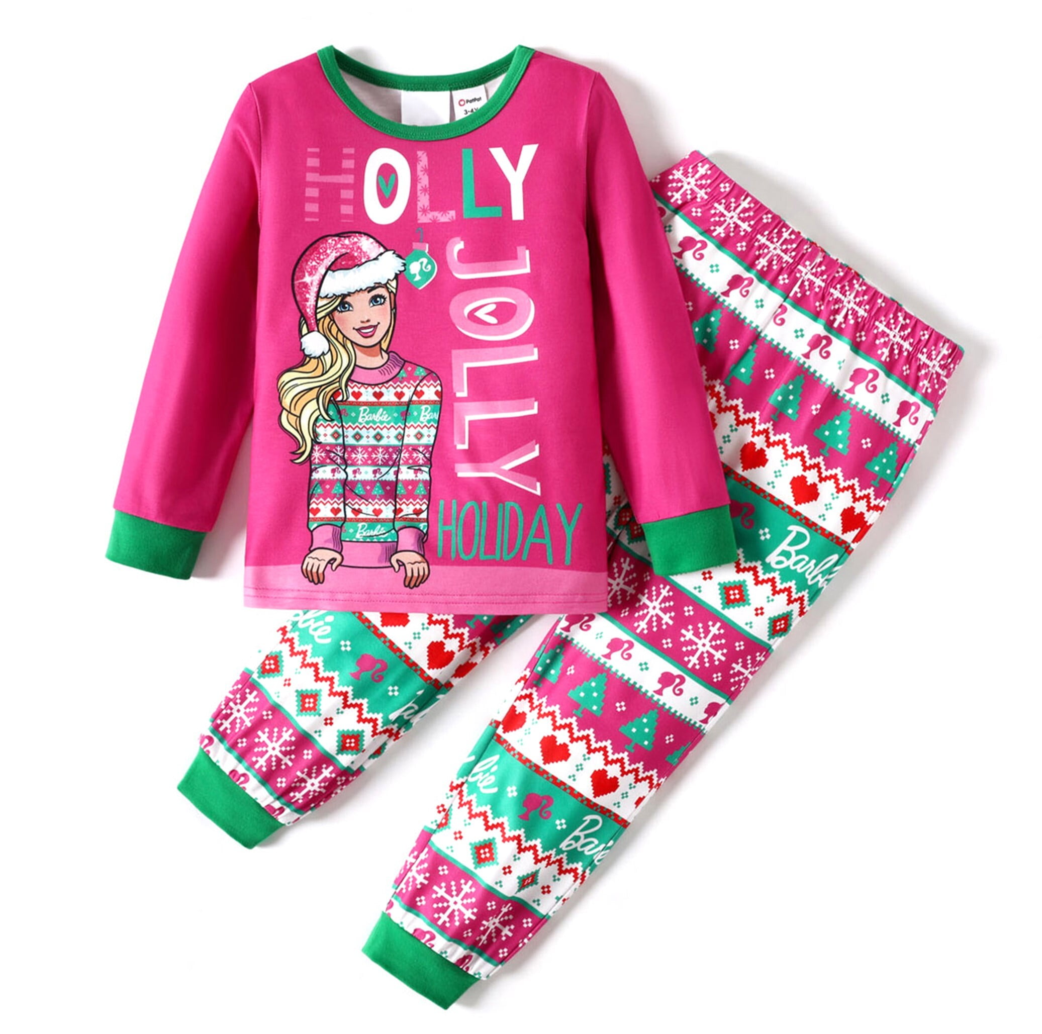 Barbie christmas pjs shop