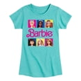 thumbnail image 1 of Barbie - Barbie Doll Portraits - Girls Fitted Short Sleeve Graphic T-Shirt, 1 of 5
