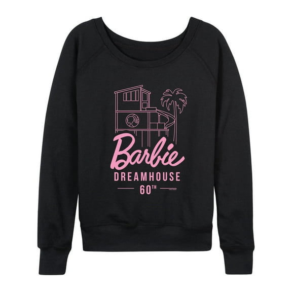 Barbie - Barbie Dreamhouse 60Th - Women's Lightweight French Terry Long Sleeve Shirt