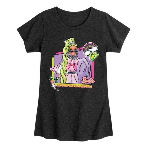 Barbie - Barbie Extra  - Girls Fitted Short Sleeve Graphic T-Shirt