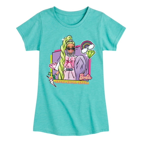 Barbie - Barbie Extra  - Girls Fitted Short Sleeve Graphic T-Shirt