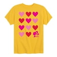 thumbnail image 1 of Barbie - Barbie Heart Grid - Toddler And Youth Short Sleeve Graphic T-Shirt, 1 of 5