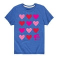 thumbnail image 1 of Barbie - Barbie Heart Grid - Toddler And Youth Short Sleeve Graphic T-Shirt, 1 of 5