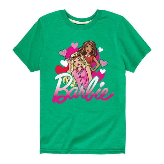 Barbie - Barbie Hearts - Toddler And Youth Short Sleeve Graphic T-Shirt
