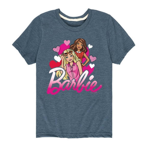 Barbie - Barbie Hearts - Toddler And Youth Short Sleeve Graphic T-Shirt