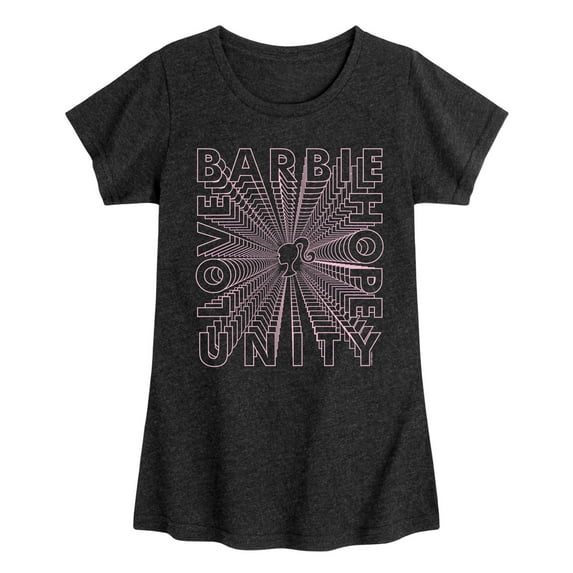 Barbie - Barbie Hope Unity Love - Toddler And Youth Girls Short Sleeve Graphic T-Shirt
