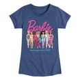 thumbnail image 1 of Barbie - Barbie Inspiring Girls Since 1959 - Girls Fitted Short Sleeve Graphic T-Shirt, 1 of 5