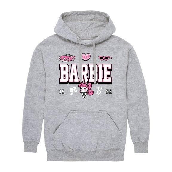 Barbie - Barbie Jersey -Mens Long Sleeve Fleece Pullover Hoodie