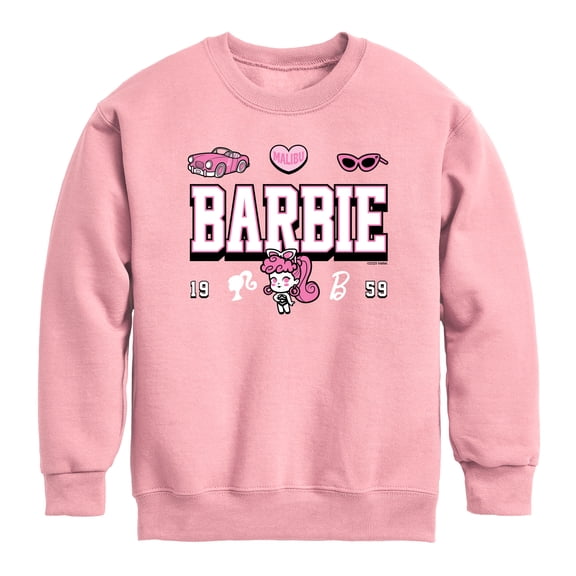 Barbie - Barbie Jersey - Youth Boys Crew Fleece Sweatshirt