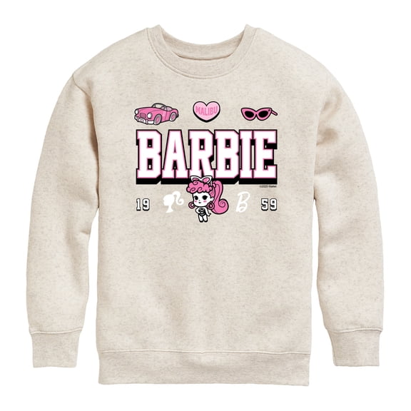 Barbie - Barbie Jersey - Youth Crew Fleece Sweatshirt