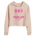 thumbnail image 1 of Barbie - Barbie Land Delivery Milk - Juniors Cropped Pullover Hoodie, 1 of 4