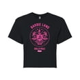 thumbnail image 1 of Barbie - Barbie Land - Dolls Rule - Juniors Cropped Cotton Blend T-Shirt, 1 of 4