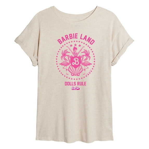 Barbie - Barbie Land - Dolls Rule - Women's Oversized T-Shirt