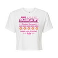 thumbnail image 1 of Barbie - Barbie Land New Weather Forecast - Sunny - Juniors Cropped Cotton Blend T-Shirt, 1 of 4