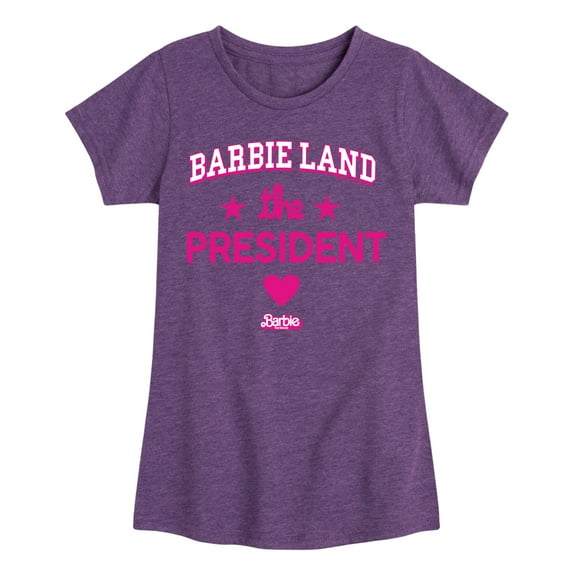 Barbie - Barbie Land Palm Trees - Toddler & Youth Girls Short Sleeve Graphic T-Shirt