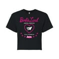 thumbnail image 1 of Barbie - Barbie Land Postal Service - Juniors Cropped Cotton Blend T-Shirt, 1 of 4