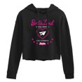 thumbnail image 1 of Barbie - Barbie Land Postal Service - Juniors Cropped Pullover Hoodie, 1 of 4