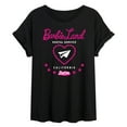 thumbnail image 1 of Barbie - Barbie Land Postal Service - Juniors Ideal Flowy Muscle T-Shirt, 1 of 4