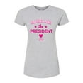 thumbnail image 1 of Barbie - Barbie Land President - Juniors Fitted Graphic T-Shirt, 1 of 4