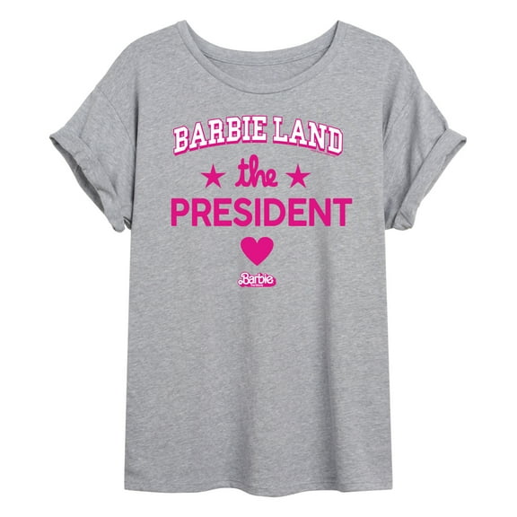 Barbie - Barbie Land President - Juniors Ideal Flowy Muscle T-Shirt