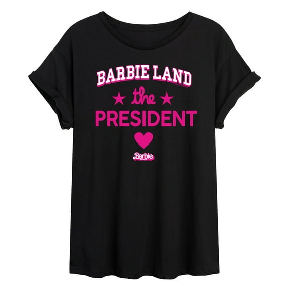 Barbie - Barbie Land President - Juniors Ideal Flowy Muscle T-Shirt