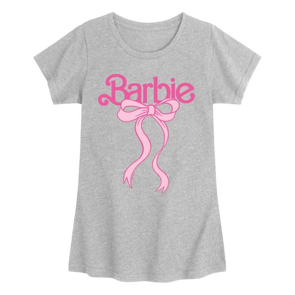 Barbie - Barbie Logo Bow - Youth Girls Short Sleeve T-Shirt