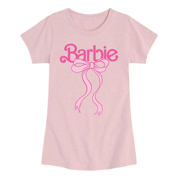 Barbie - Barbie Logo Bow - Youth Girls Short Sleeve T-Shirt