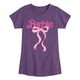 thumbnail image 1 of Barbie - Barbie Logo Bow - Youth Girls Short Sleeve T-Shirt, 1 of 4