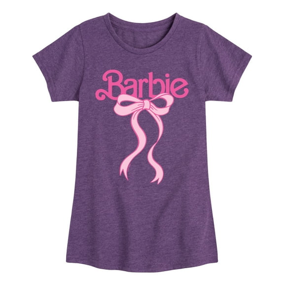 Barbie - Barbie Logo Bow - Youth Girls Short Sleeve T-Shirt