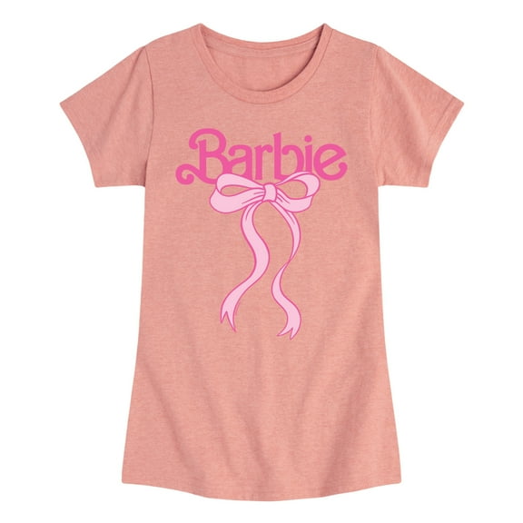 Barbie - Barbie Logo Bow - Youth Girls Short Sleeve T-Shirt