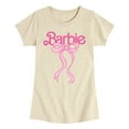 thumbnail image 1 of Barbie - Barbie Logo Bow - Youth Girls Short Sleeve T-Shirt, 1 of 4