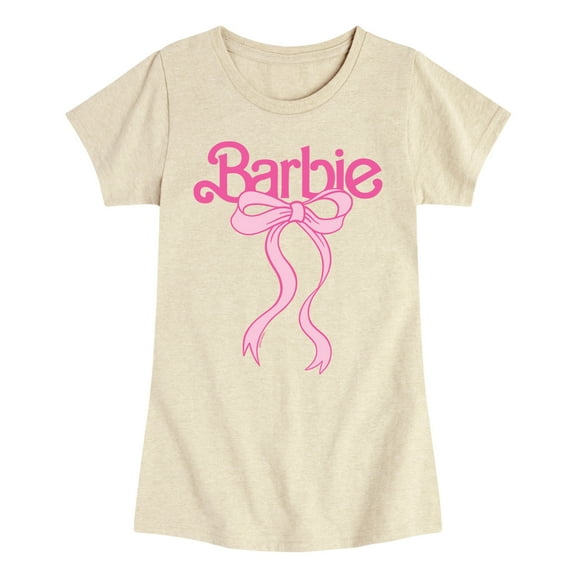 Barbie - Barbie Logo Bow - Youth Girls Short Sleeve T-Shirt