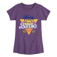 thumbnail image 1 of Barbie - Barbie Logo California Dream - Girls Fitted Short Sleeve Graphic T-Shirt, 1 of 5