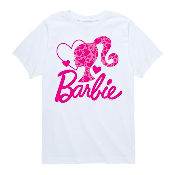 - Barbie Logo Hearts - Toddler And Youth Short Sleeve Graphic T-Shirt