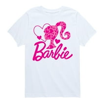 Barbie - Barbie Logo Hearts - Toddler And Youth Short Sleeve Graphic T-Shirt