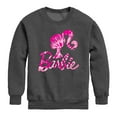 thumbnail image 1 of Barbie - Barbie Logo Tie Dye - Youth Crew Fleece Sweatshirt, 1 of 3