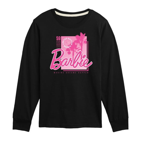 Barbie - Barbie Pink Core - Toddler And Youth Long Sleeve Graphic T-Shirt
