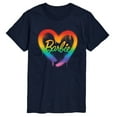 thumbnail image 1 of Barbie - Barbie Rainbow Heart - Men's Short Sleeve Graphic T-Shirt, 1 of 4