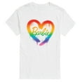 thumbnail image 1 of Barbie - Barbie Rainbow Heart - Men's Short Sleeve Graphic T-Shirt, 1 of 4