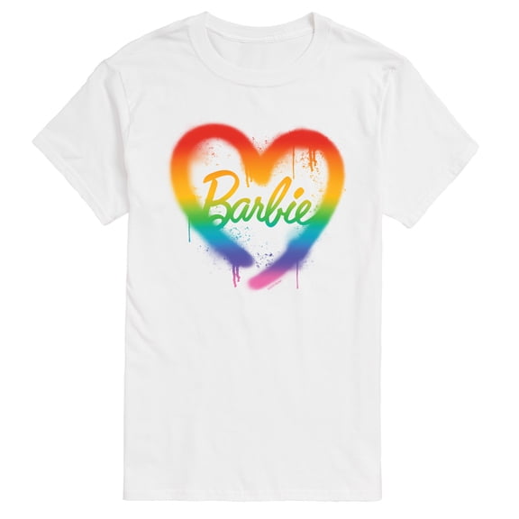 Barbie - Barbie Rainbow Heart - Men's Short Sleeve Graphic T-Shirt