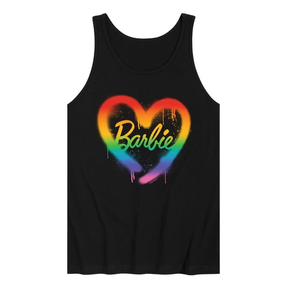 Barbie - Barbie Rainbow Heart - Men's Sleeveless Graphic Tank