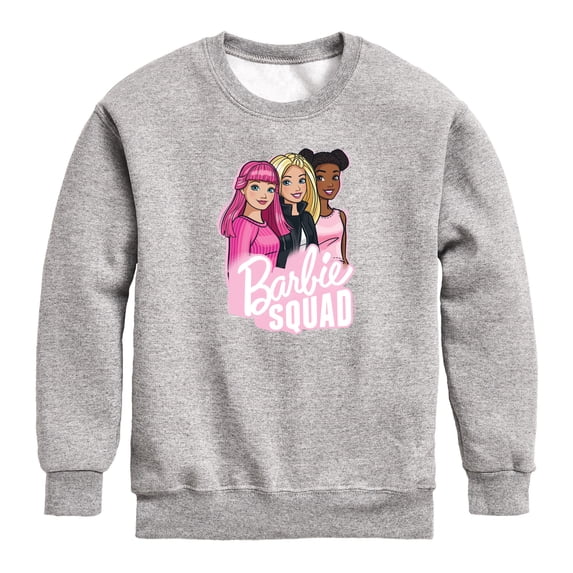 Barbie - Barbie Squad Boys' Graphic Long Sleeve Fleece Sweatshirt