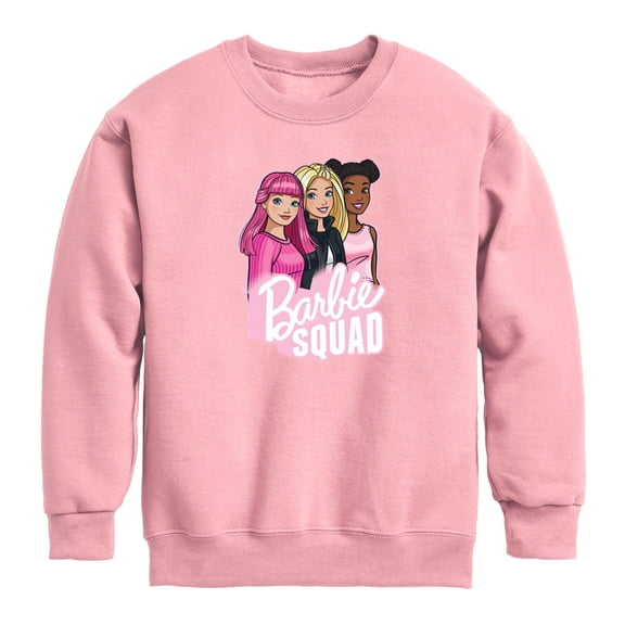Barbie - Barbie Squad - Youth Crew Fleece Sweatshirt