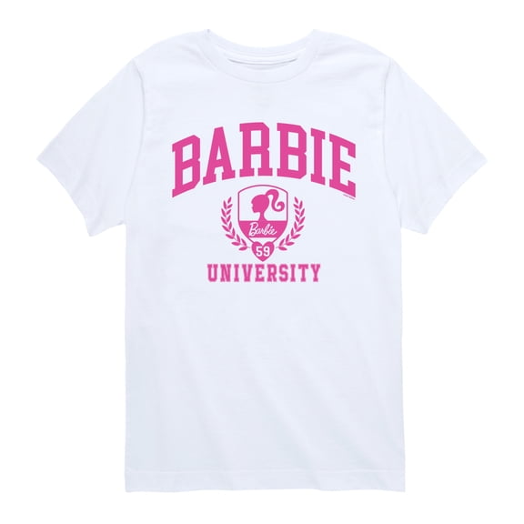Barbie - Barbie University - Youth Boys Short Sleeve Graphic T-Shirt