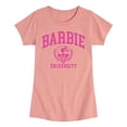 thumbnail image 1 of Barbie - Barbie University - Youth Girls Fitted Short Sleeve T-Shirt, 1 of 4