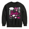 thumbnail image 1 of Barbie - Barbie Valentine's Collage - Toddler And Youth Crewneck Fleece Sweatshirt, 1 of 5
