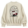 thumbnail image 1 of Barbie - Barbie Western Americana Oversized Fleece Crew Sweatshirt, 1 of 4