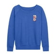 thumbnail image 1 of Barbie - Barbie Western Americana - Women's French Terry Long Sleeve Pullover, 1 of 4