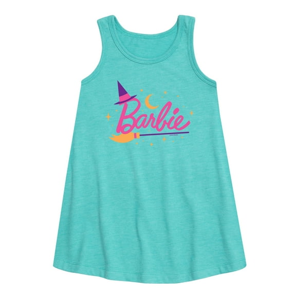 Barbie - Barbie Witch Logo - Toddler and Youth Girls A-line Dress