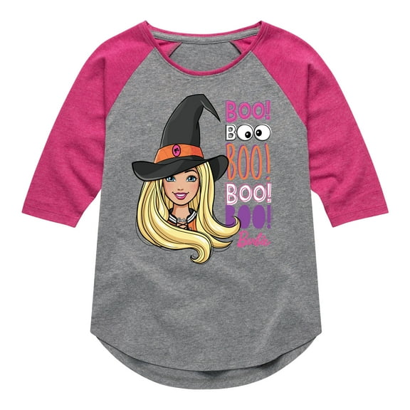 Barbie - Barbie Witch - Toddler And Youth Girls Raglan Graphic T-Shirt